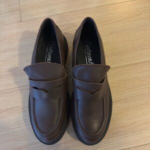 Brown Leather Loafers